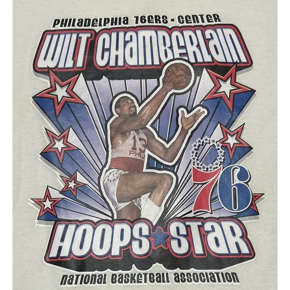 Hardwood Classics Other - Vintage Wilt Chamberlain 3XL T Shirt NBA Basketball Hardwood Classics Majestic